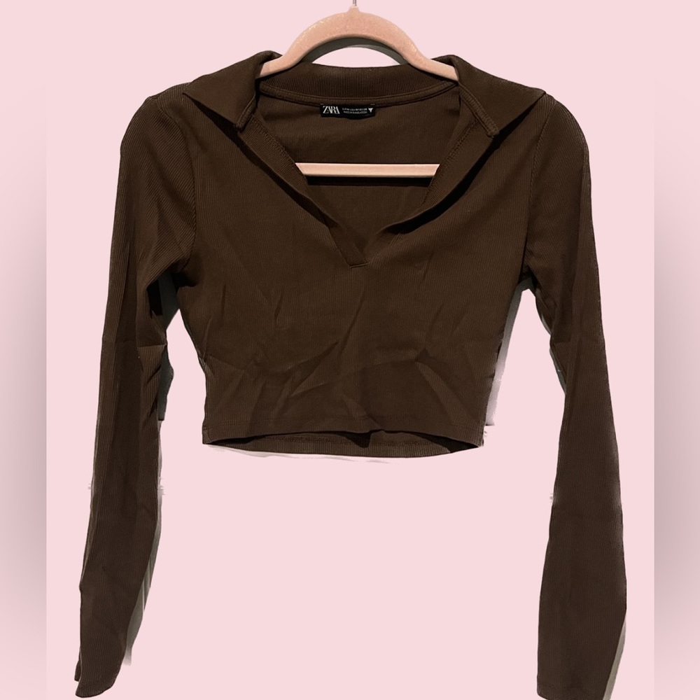 Zara cropped long sleeve